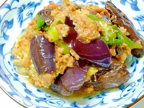 辛くない、レンジ活用、鶏そぼろで作る麻婆茄子